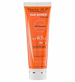 کرم ضد آفتاب ۶۳ SPF دکتر ژیلا